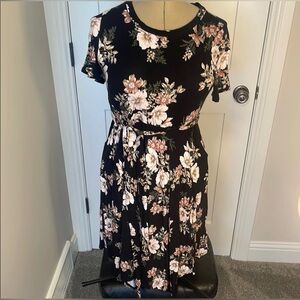 Torrid floral skater dress